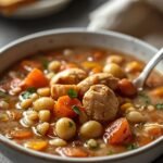 Healthy Slow Cooker Chicken & Barley Soup Recipe 12 =