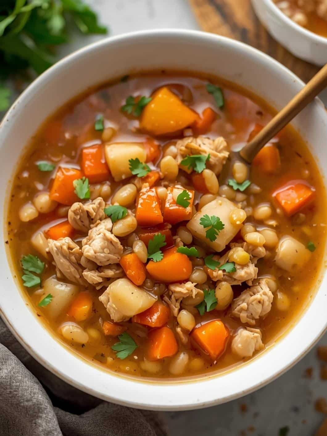 Healthy Slow Cooker Chicken & Barley Soup Recipe 15 Healthy Slow Cooker Chicken & Barley Soup Recipe