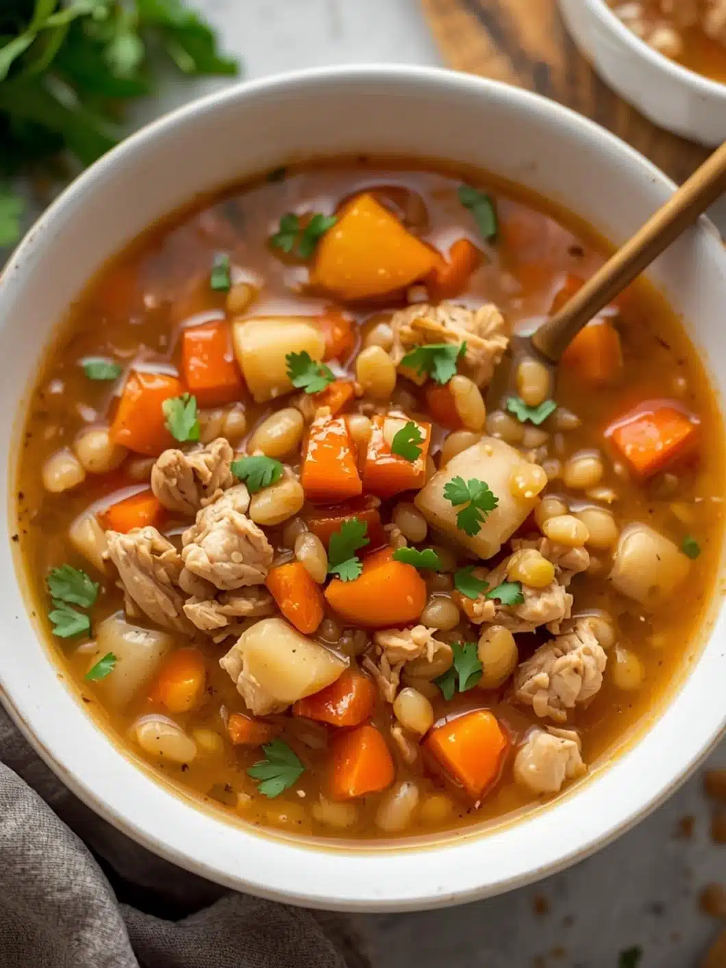 Healthy Slow Cooker Chicken & Barley Soup Recipe 15 Healthy Slow Cooker Chicken & Barley Soup Recipe