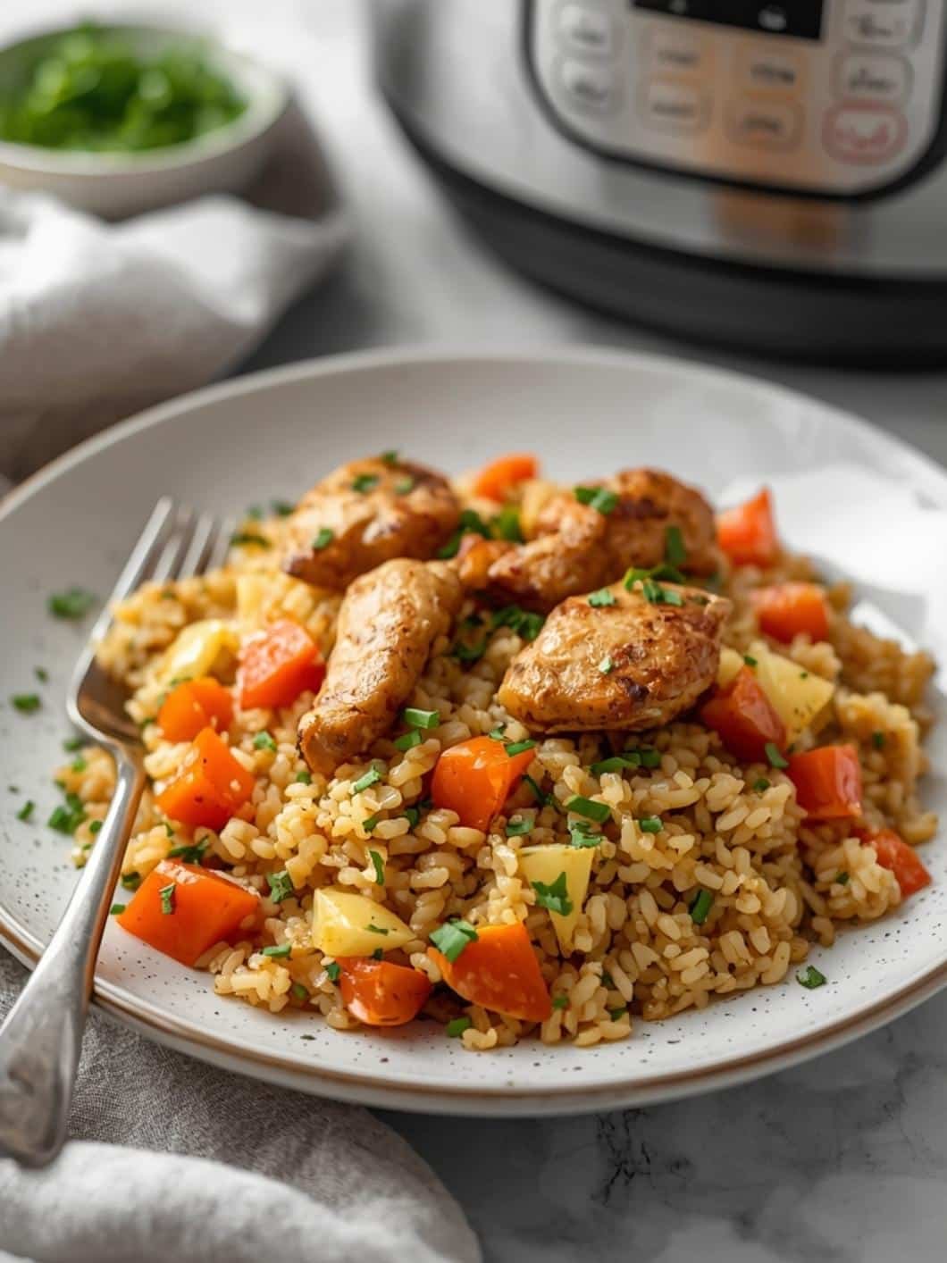 Instant Pot Chicken & Vegetable Pilaf: Easy One-Dish Dinner