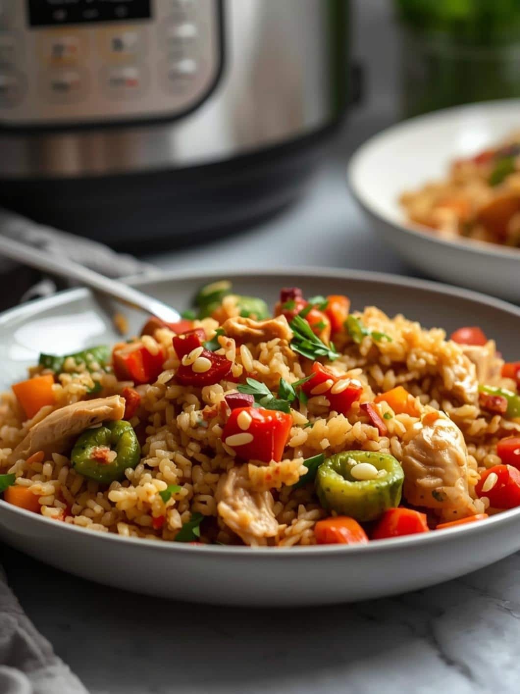 Instant Pot Chicken & Vegetable Pilaf: Easy One-Dish Dinner