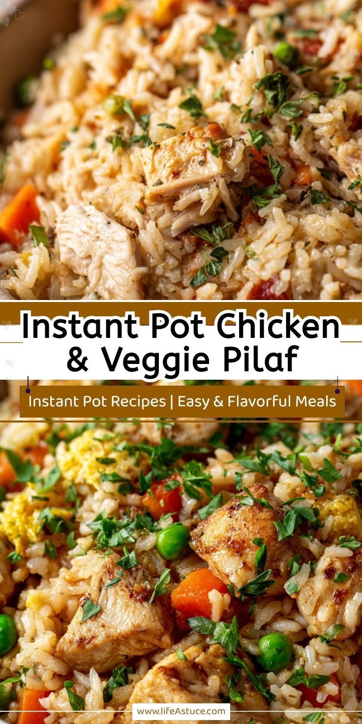 Instant Pot Chicken & Vegetable Pilaf: Easy One-Dish Dinner