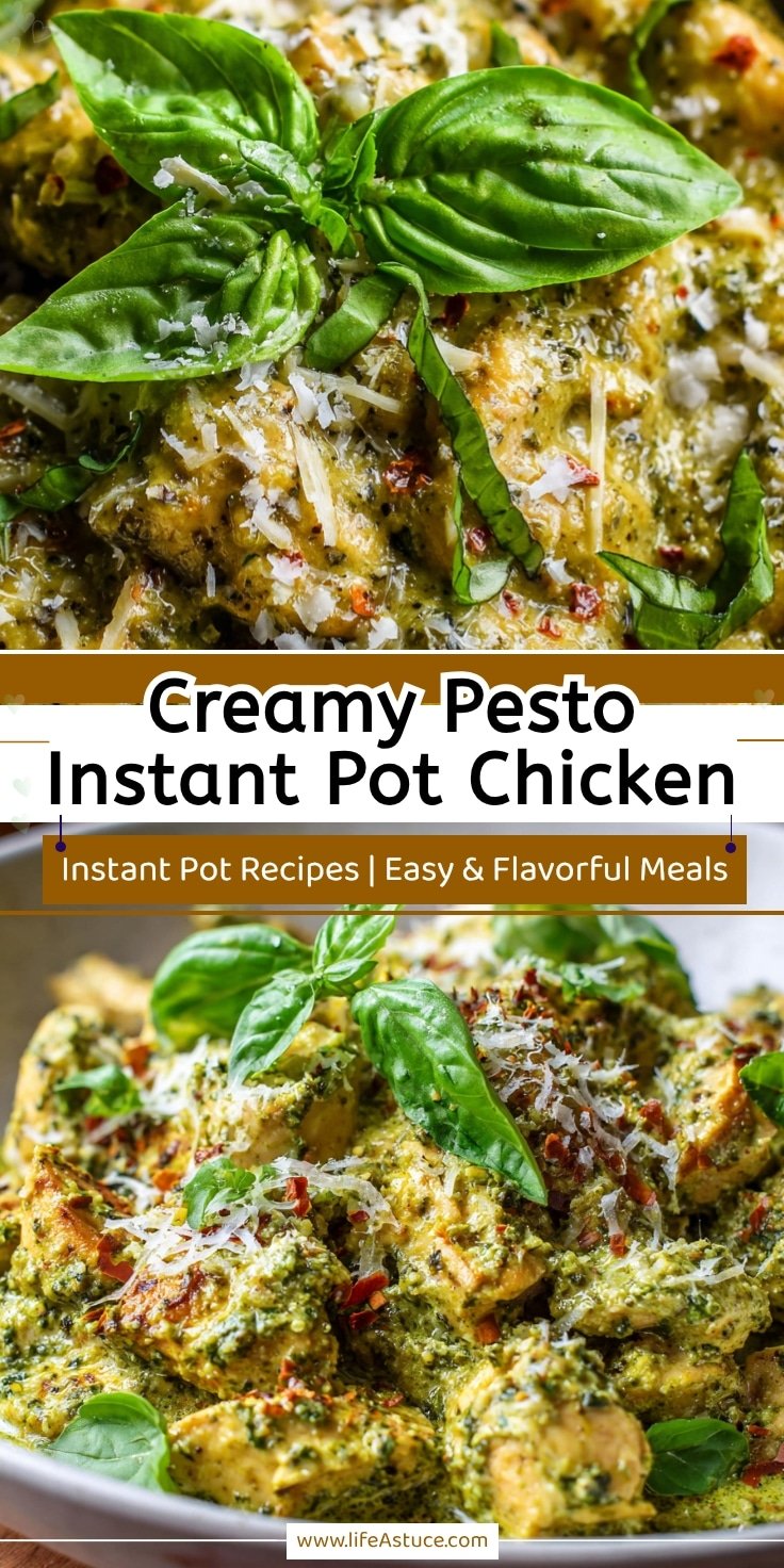 Instant Pot Creamy Pesto Chicken: Easy & Healthy Dinner