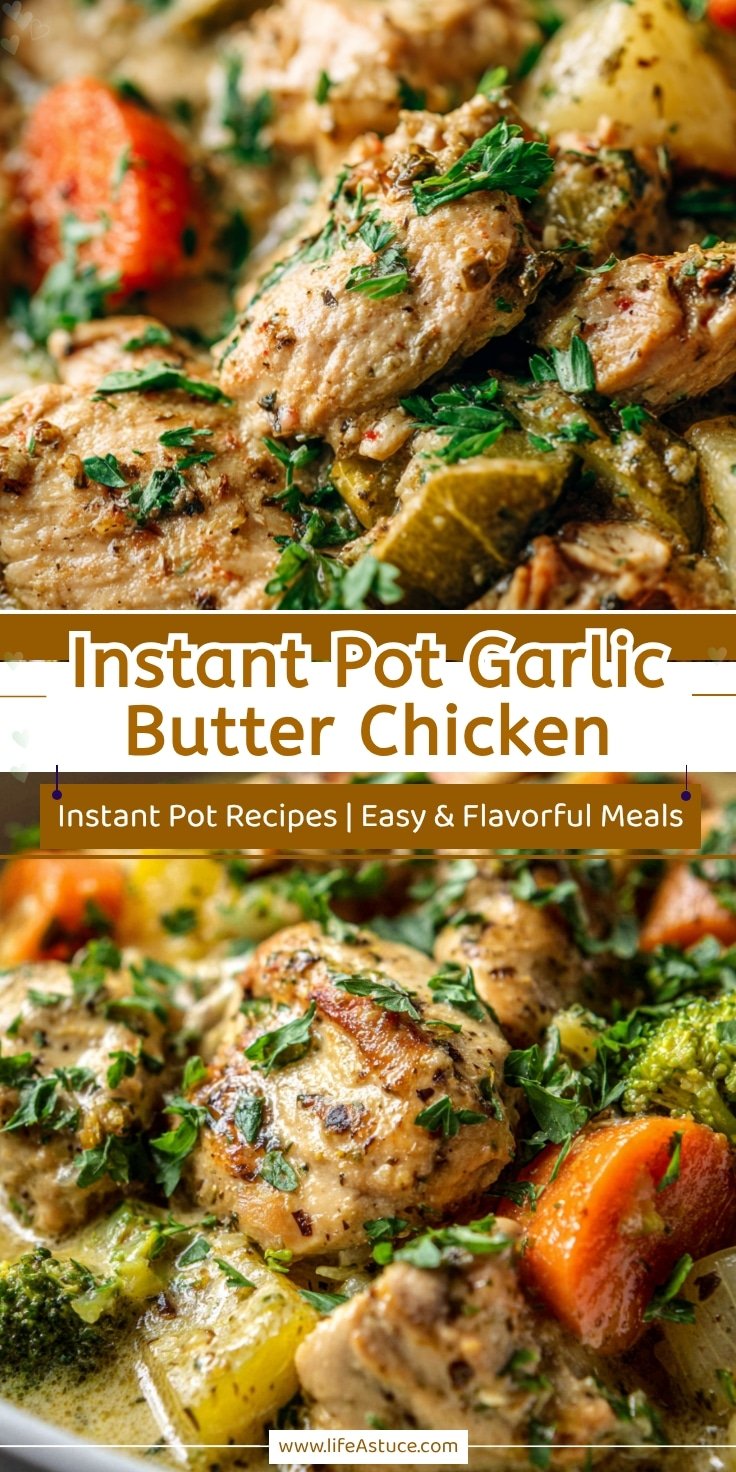 Instant Pot Garlic Butter Chicken: Easy Family Dinner