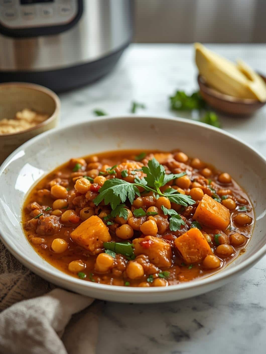 Instant Pot Mediterranean Chickpea Stew