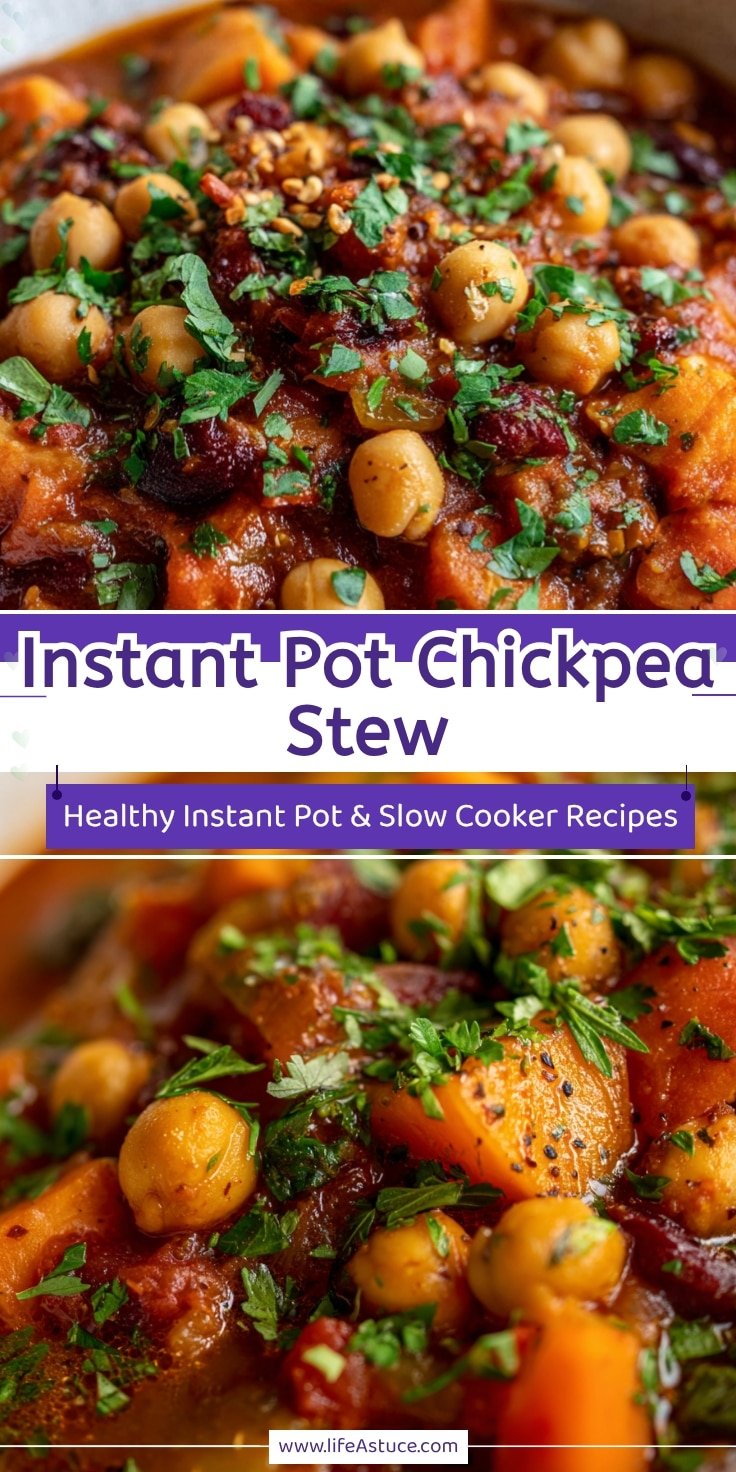 Instant Pot Mediterranean Chickpea Stew