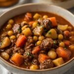 Simple Slow Cooker Beef & Veggie Stew: Hearty & Delicious Home Style Meal 12 =