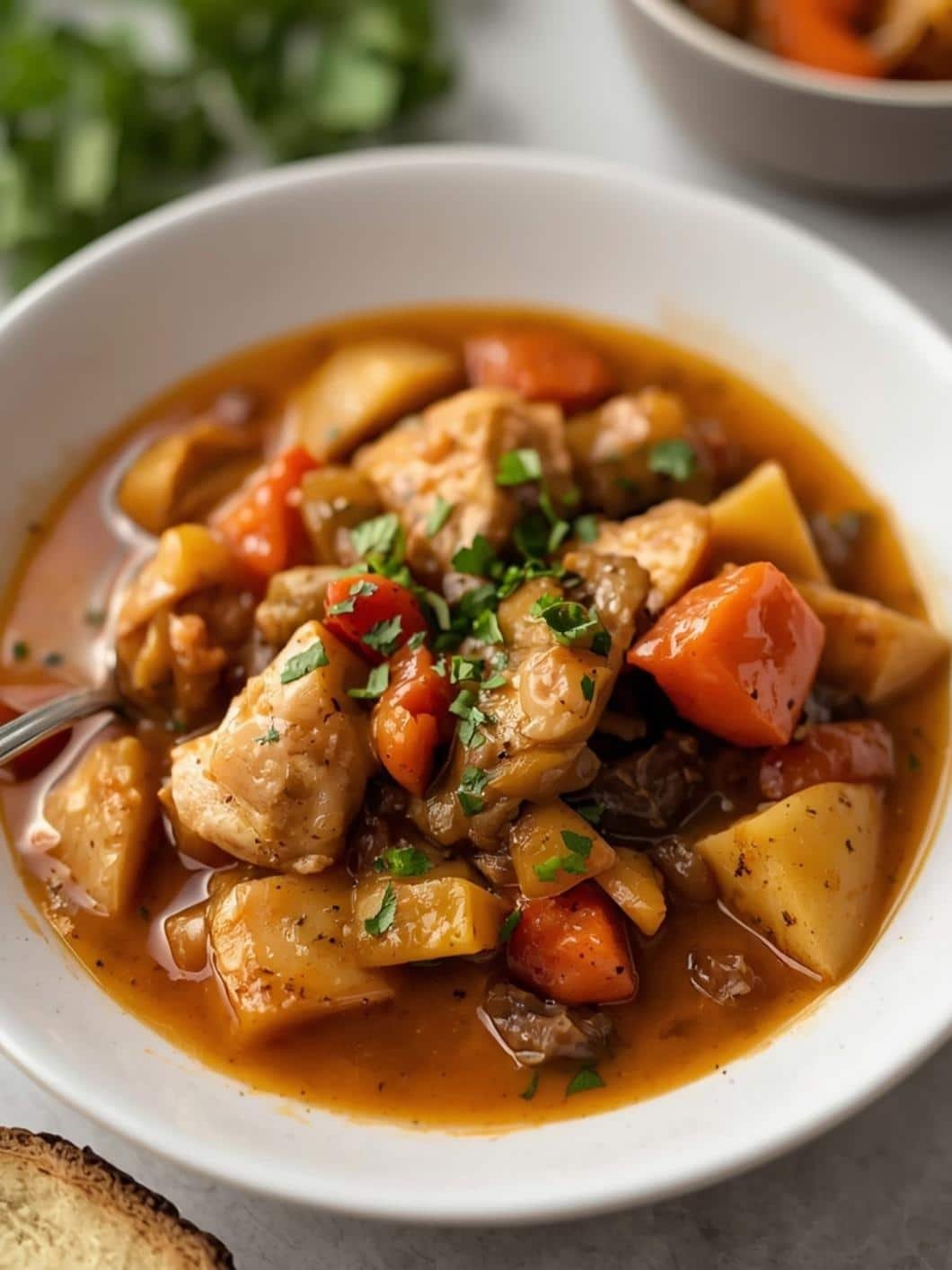 Slow Cooker Chicken Vegetable Stew: Healthy & Family-Friendly Crockpot Meal 15 Slow Cooker Chicken Vegetable Stew: Healthy & Family-Friendly Crockpot Meal