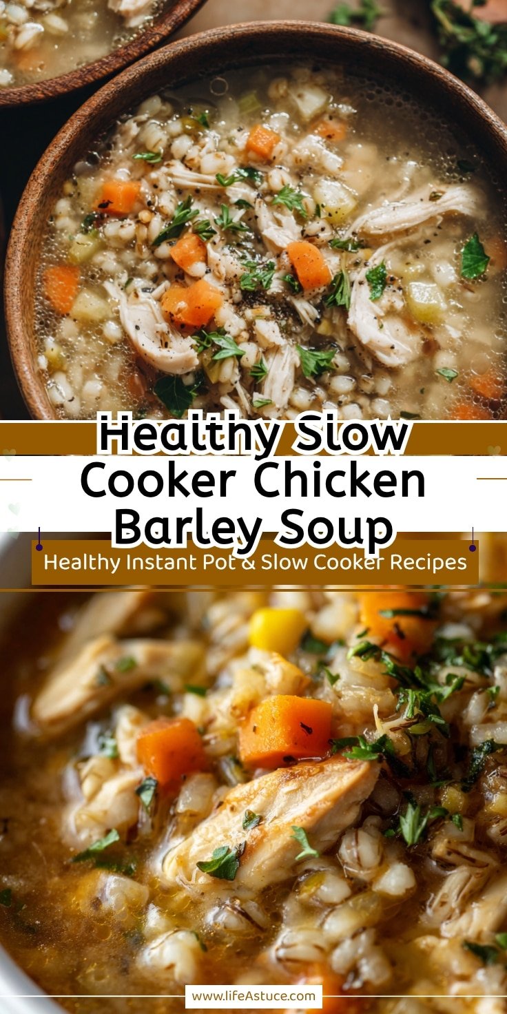 Healthy Slow Cooker Chicken & Barley Soup Recipe 14 Healthy Slow Cooker Chicken & Barley Soup Recipe