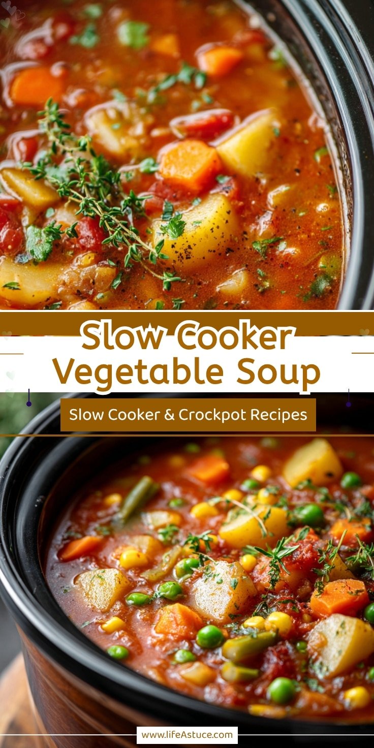 Easy Slow Cooker Vegetable Soup for Quick Weeknight Dinners
