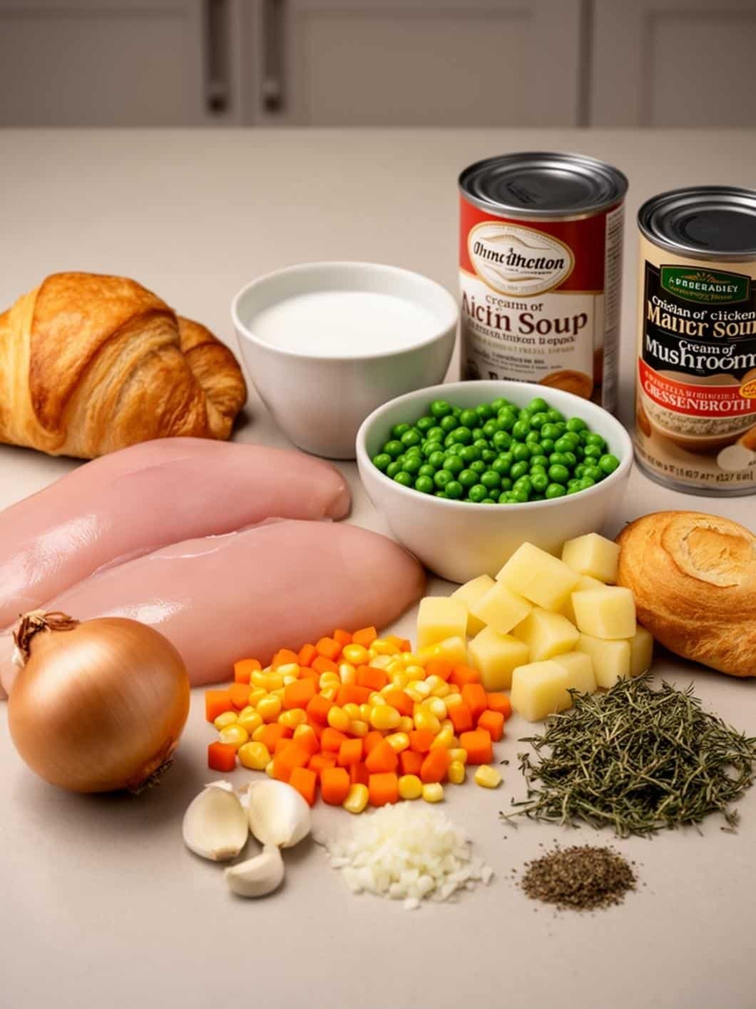 Easy Slow Cooker Chicken Pot Pie Filling