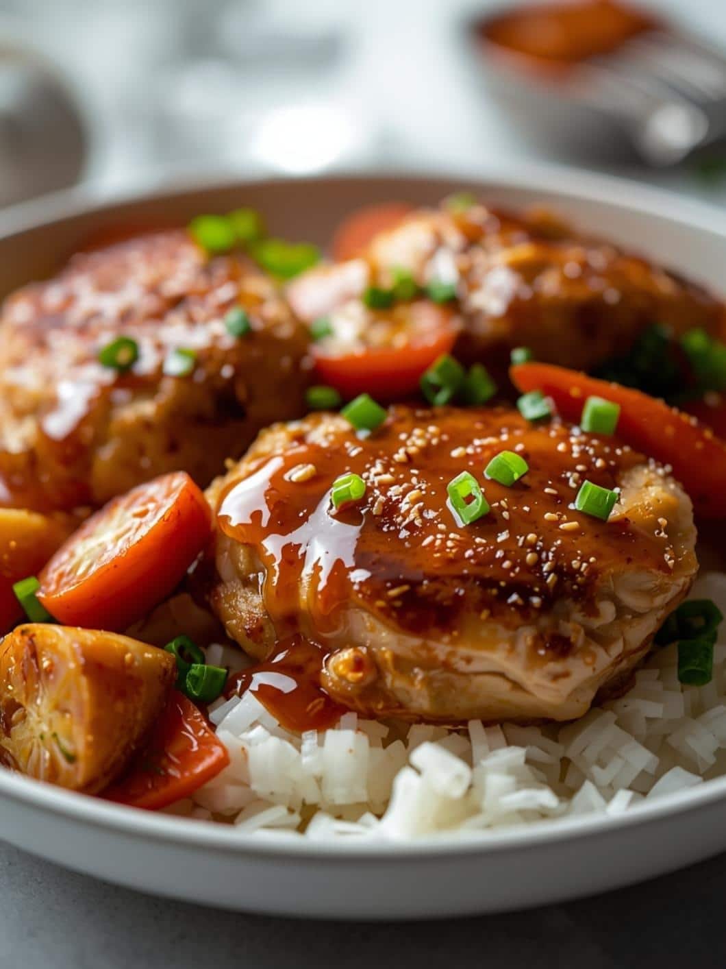 Easy Slow Cooker Teriyaki Chicken Thighs