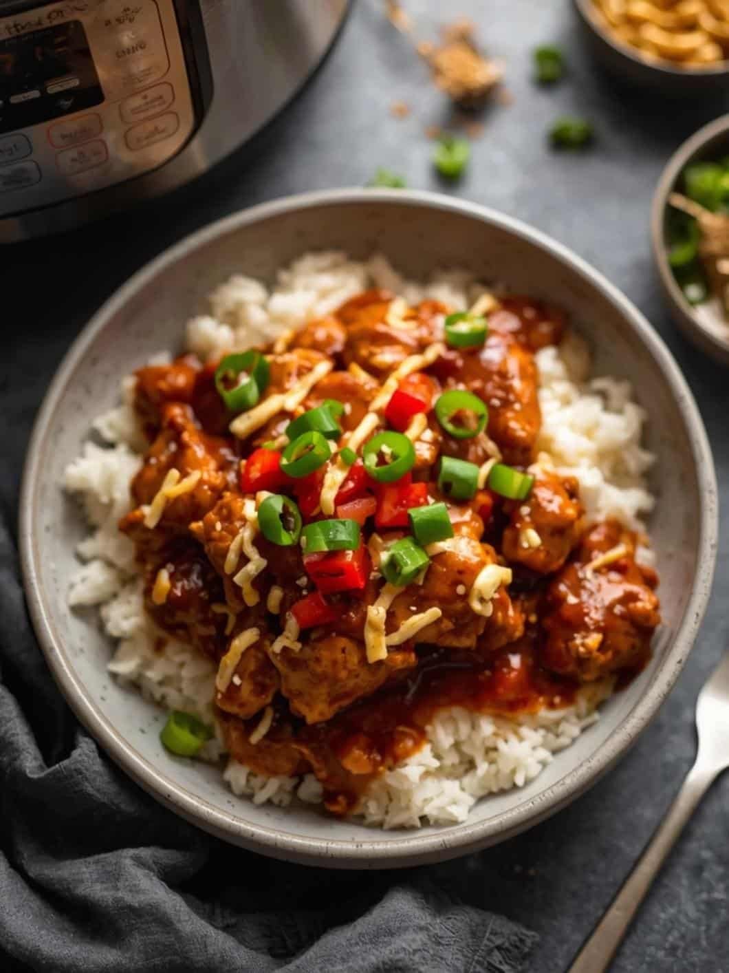 Instant Pot BBQ Chicken Bowls: Quick & Easy Weeknight Dinner