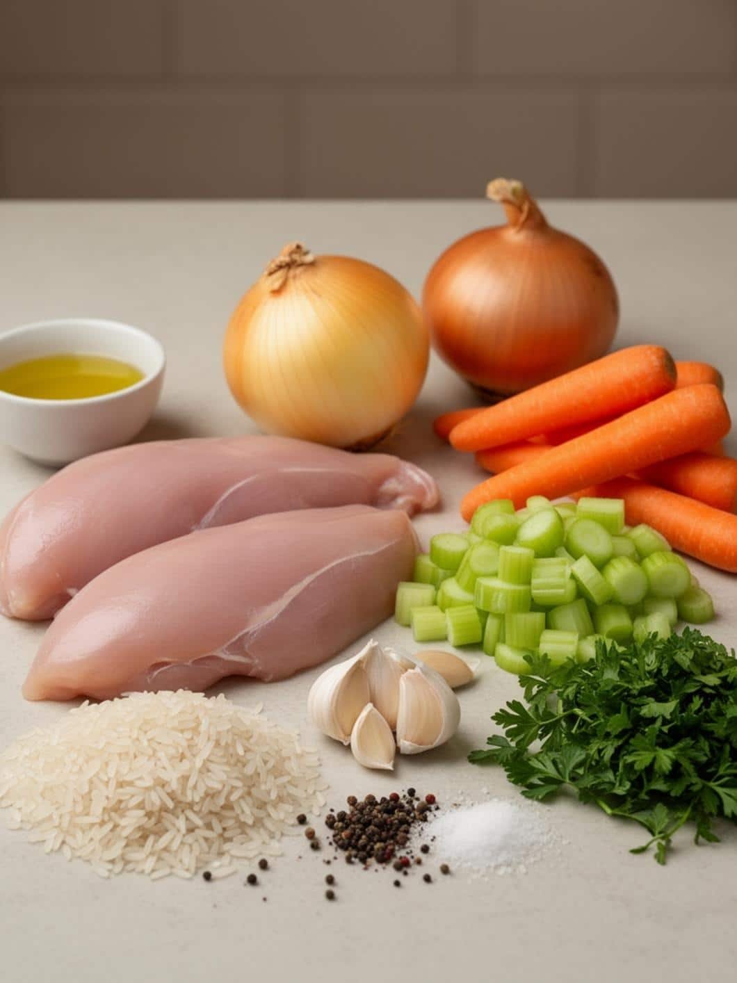 Instant Pot Greek Lemon Chicken & Rice Soup - Light & Fresh