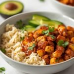 Instant Pot Mexican Chicken & Cauliflower Rice Bowls - Healthy Dinner for Two 12 =