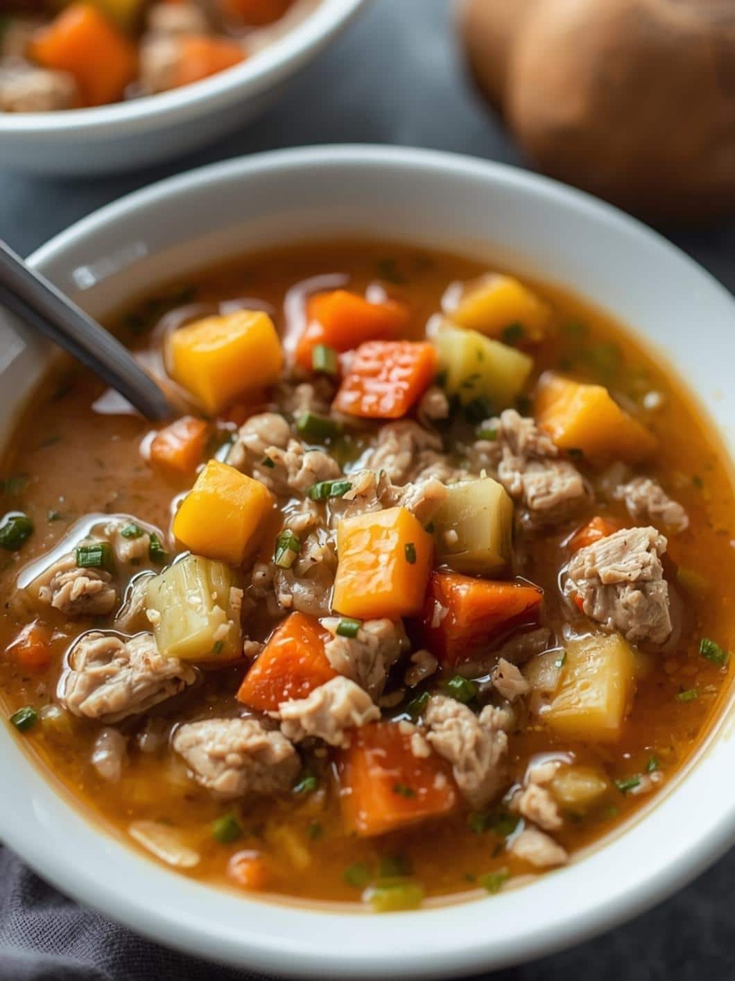 Instant Pot Turkey & Vegetable Soup (Low-Calorie) 15 Instant Pot Turkey & Vegetable Soup (Low-Calorie)