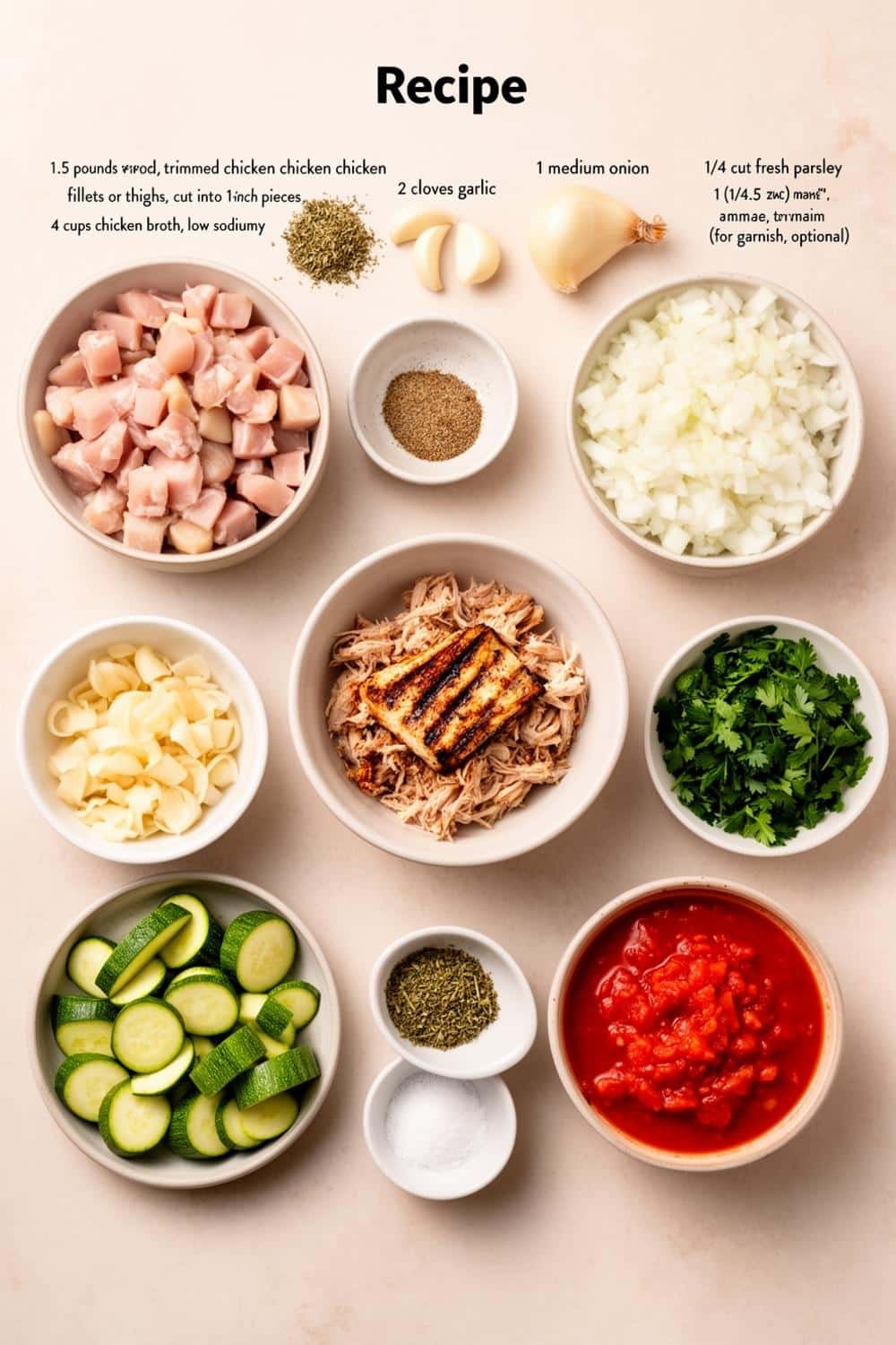 Light & Fresh Slow Cooker Chicken & Zucchini Stew