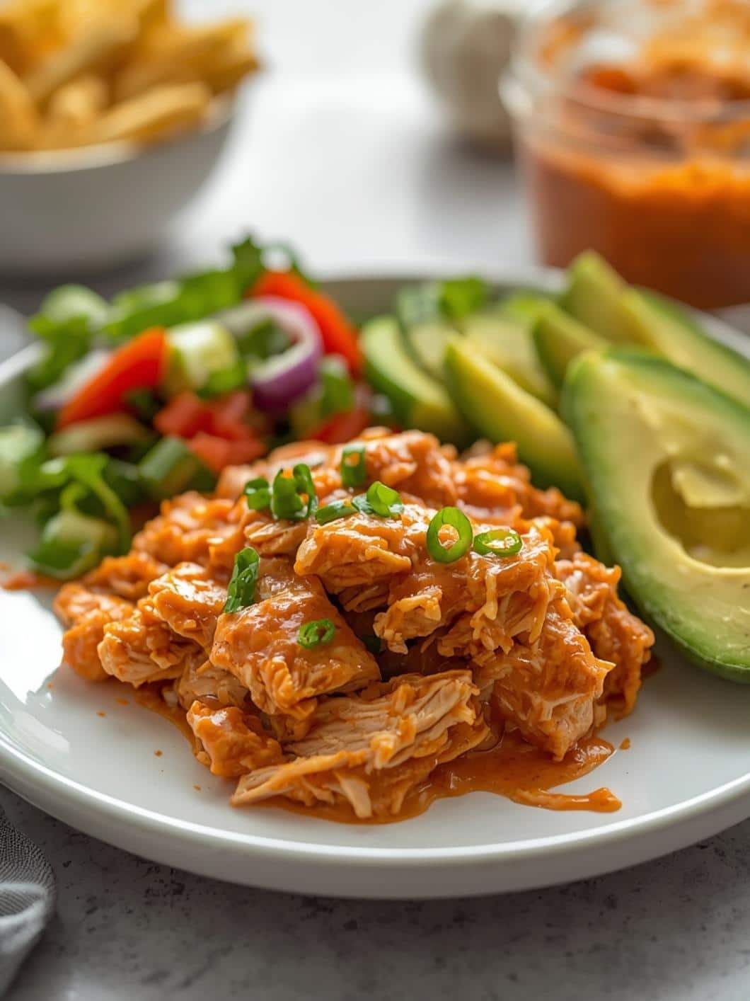 Slow Cooker Buffalo Chicken Sandwiches & Wraps