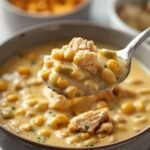 Slow Cooker Creamy Chicken & Corn Soup 12 =