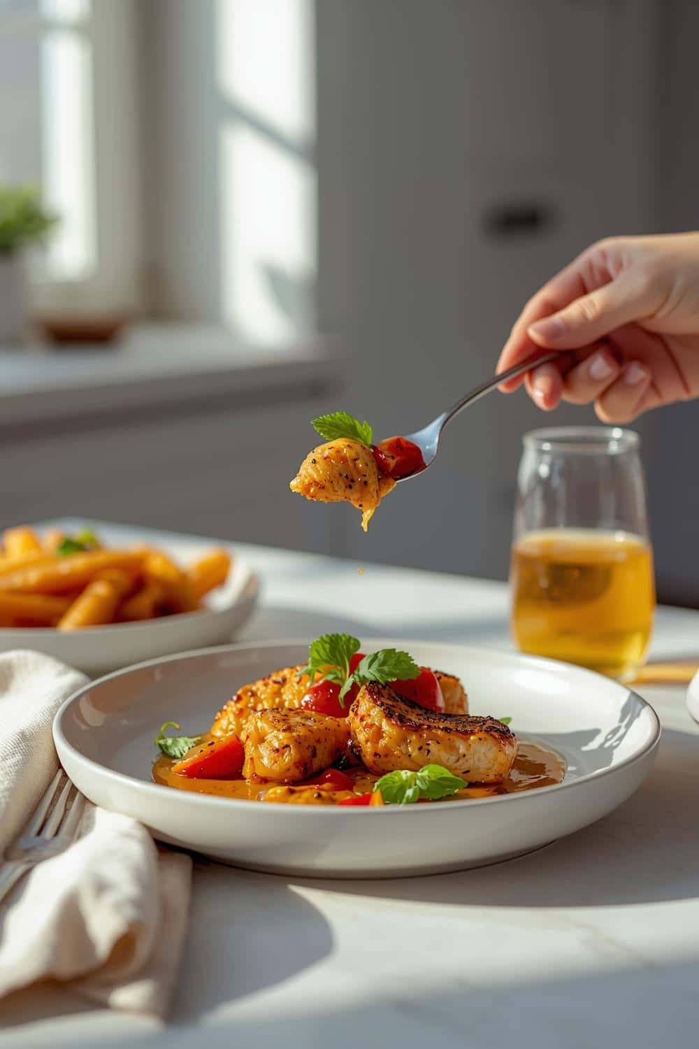 Slow Cooker Garlic Parmesan Chicken & Potatoes