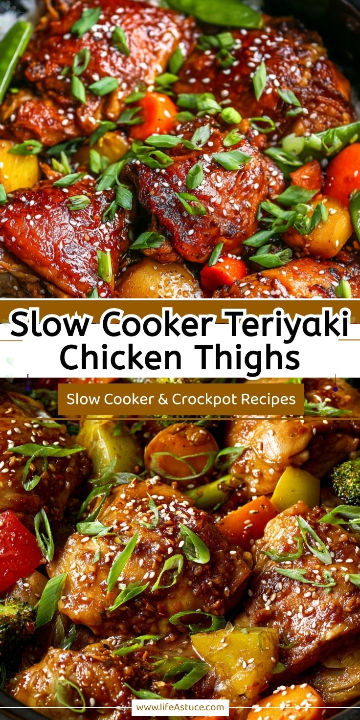 Easy Slow Cooker Teriyaki Chicken Thighs